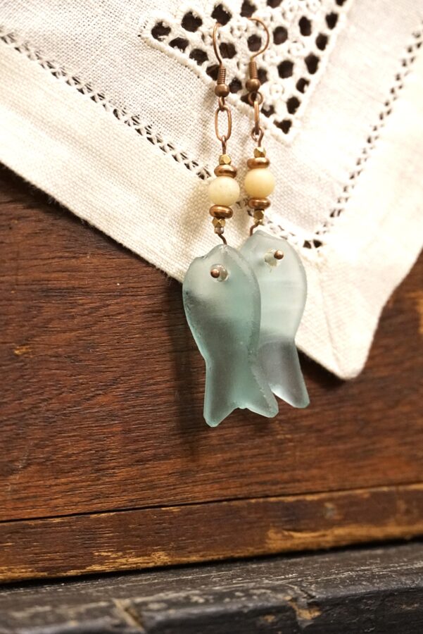 “Sea Glass” Fish Earrings AVAILABLE AT INNOVA ARTS