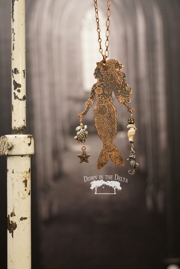 The Lovely Serena—Copper Mermaid with Friends (Published in Belle Armoire Jewelry magazine)
