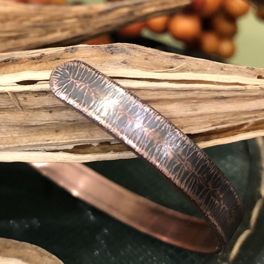 Copper Skinny Cuff Bracelet from Church Window Series