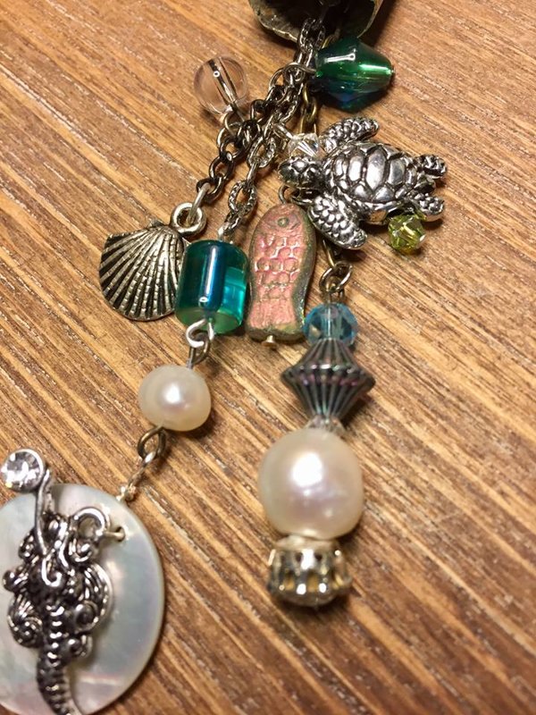 SOLD Mermaid's Village Under the Sea Necklace and Bracelet Set