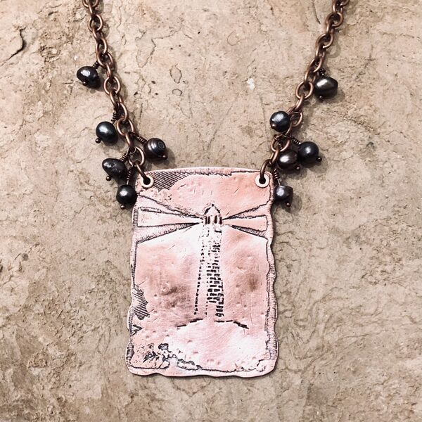Copper Necklace - A Light in the Storm AVAILABLE AT INNOVA ARTS