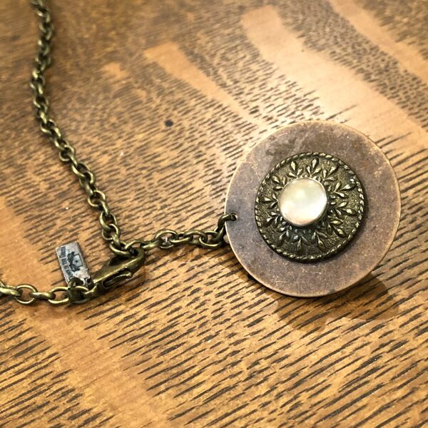Mixed-Metal Necklace with Vintage Elements