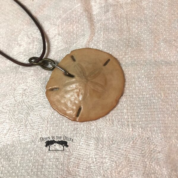 Simple Real Sand Dollar Necklace (Published in Belle Armoire Jewelry magazine)